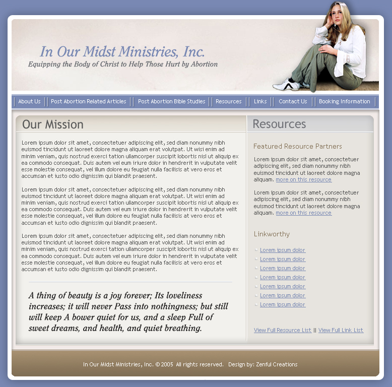 In Our Midst Ministries - Healing in Christ